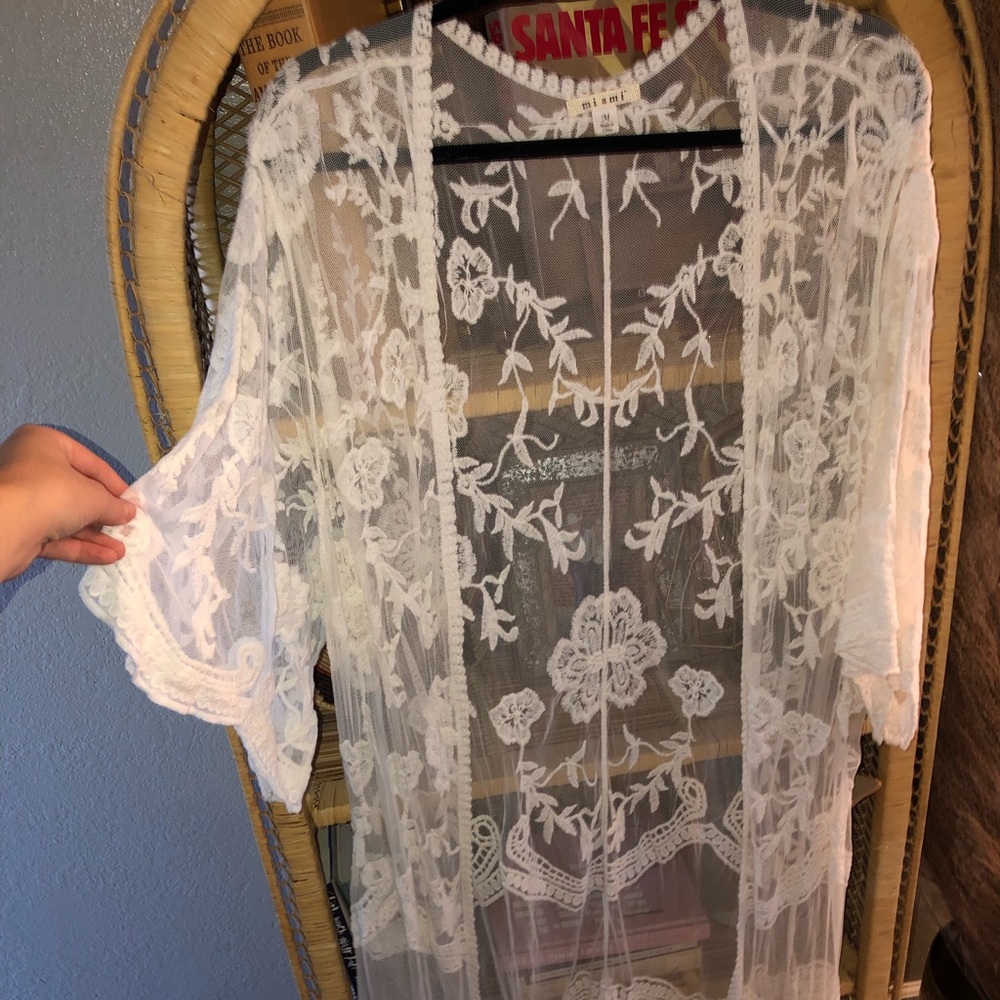 Lace cardigan